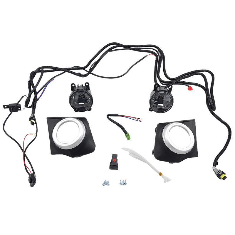 Set Of Fog Light With Free Bulb Fit For Mitsubishi Triton MQ 2015-2018