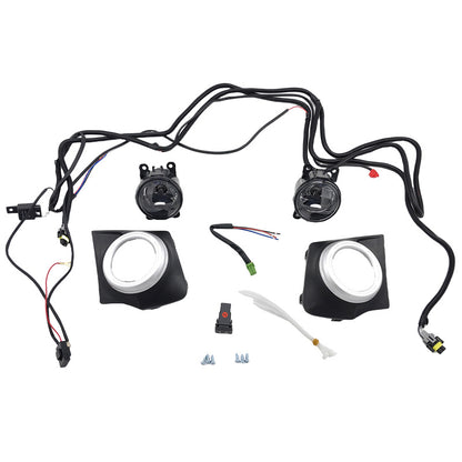Set Of Fog Light With Free Bulb Fit For Mitsubishi Triton MQ 2015-2018