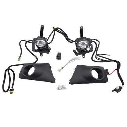 Fog Light Spot Driving Lamp Kit Fit For Mitsubishi Triton MN 2009-2015
