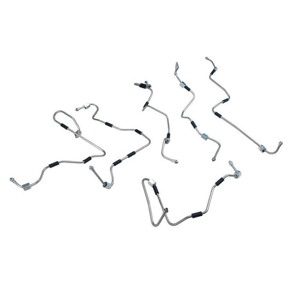6 Pcs Injector Fuel Load Pipe Fit For Toyota Coaster HZB50 HZB56 LandCruiser HZJ75 HZJ78 HZJ79 HZJ105 1HZ 4.2L 1995-2007