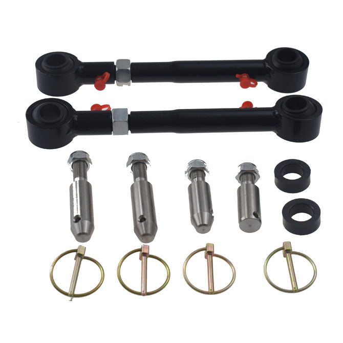 Front Sway Bar Fit For Jeep Wrangler JK Adjustment Disconnects 2" - 6" Lift 2007-2018
