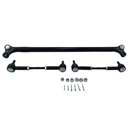Front Steering Drag Link Tie Rod End + Sway Bar Link Fit For Nissan Navara D22 4WD 1997-2005