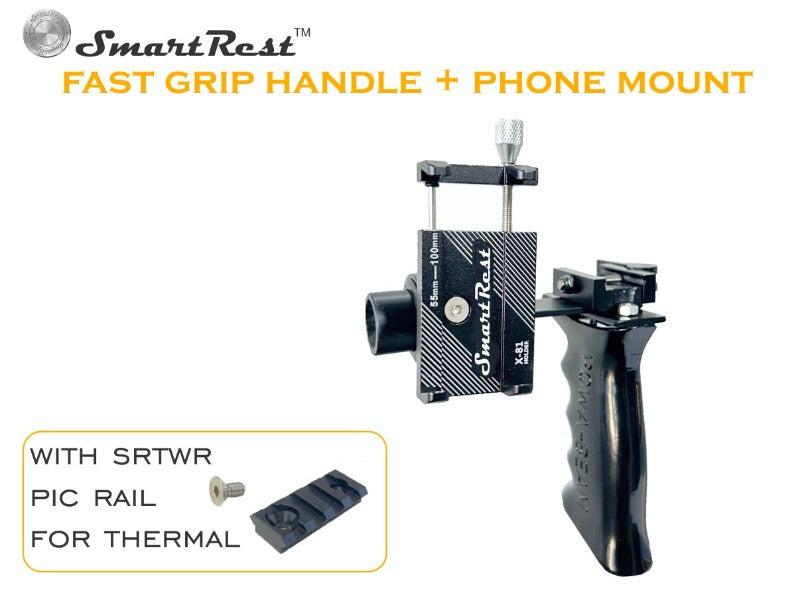 Fast Grip Handle & Phone Mount with Pic Rail
