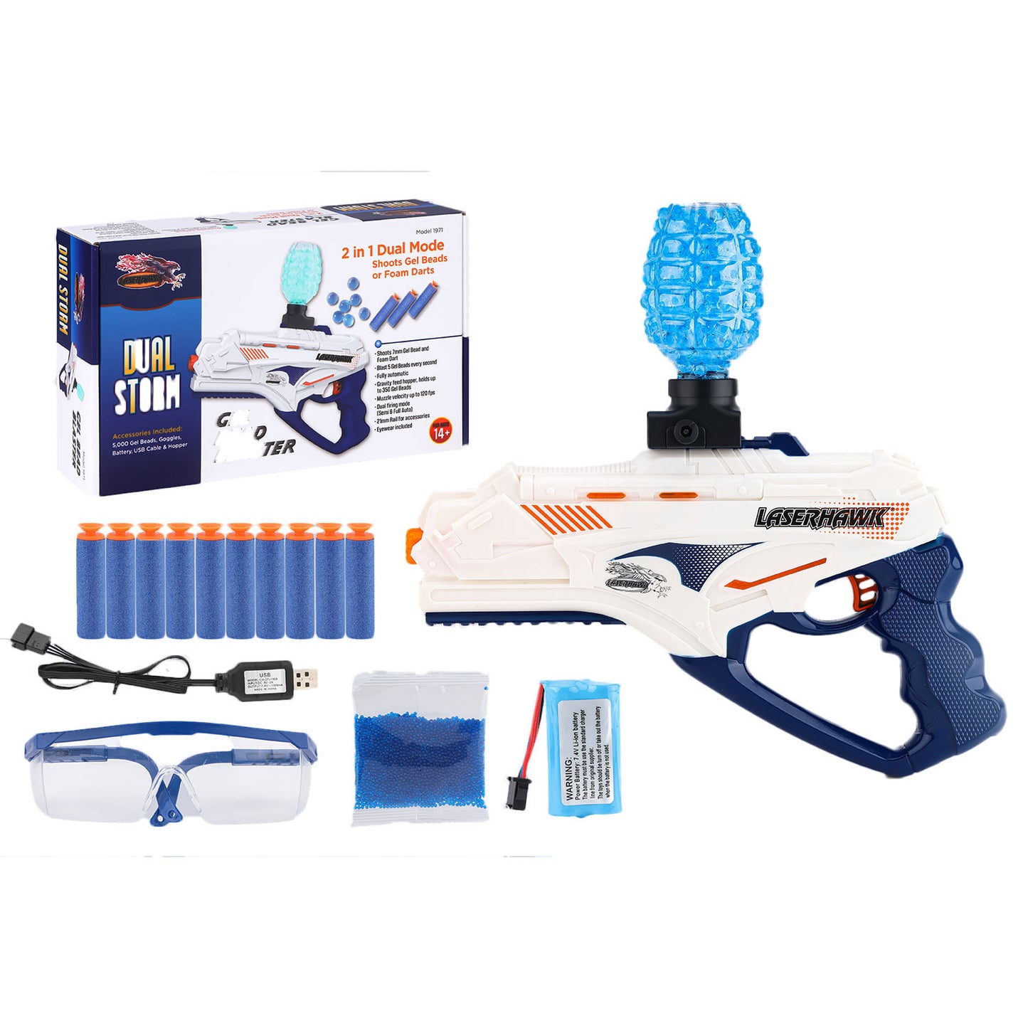 Laserhawk Dual Storm Gel Blaster