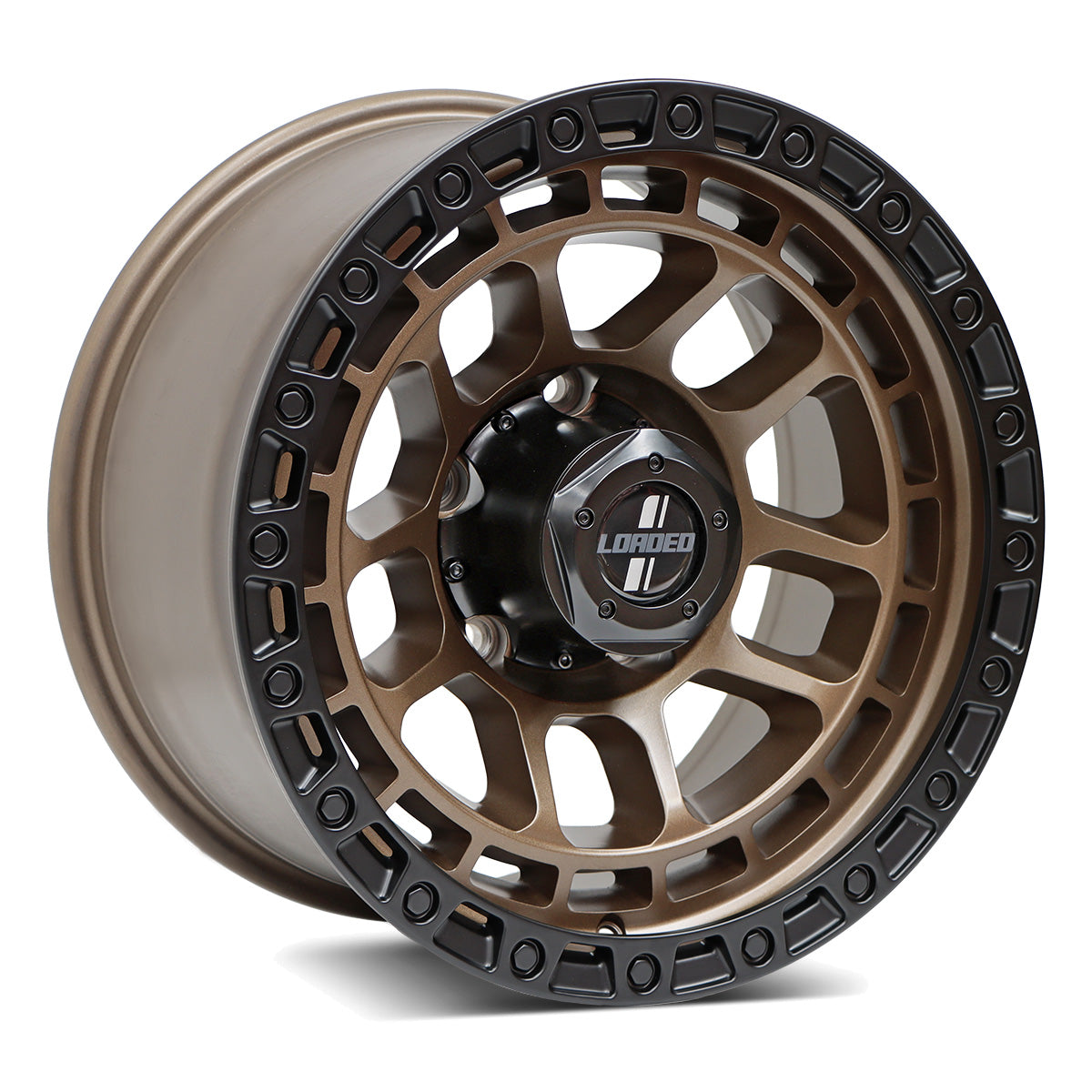 LOADED Gibb 1675 Satin Black 17X9 5X150