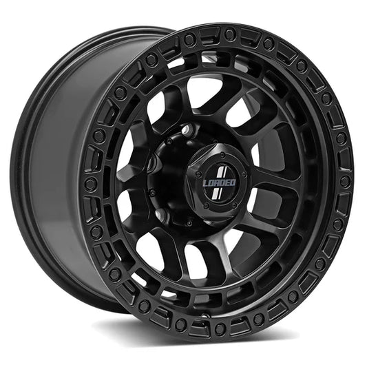 LOADED Gibb 1675 Satin Black 17X9 5X150