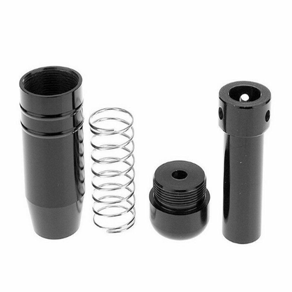 Black Universal Car Manual Gear Stick Shift Shifter Lever Knob Aluminum 90mm