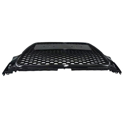 Gloss Black Honeycomb RS4 Style Front Bumper Grille Fit For Audi A4 S4 B8 2007-2015