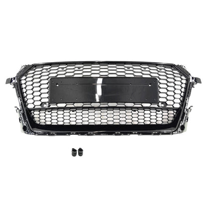 RS-TT Style Honeycomb Bumper Bar Grille Grill Fit For Audi TT FV Coupe Convertible 2015-2022