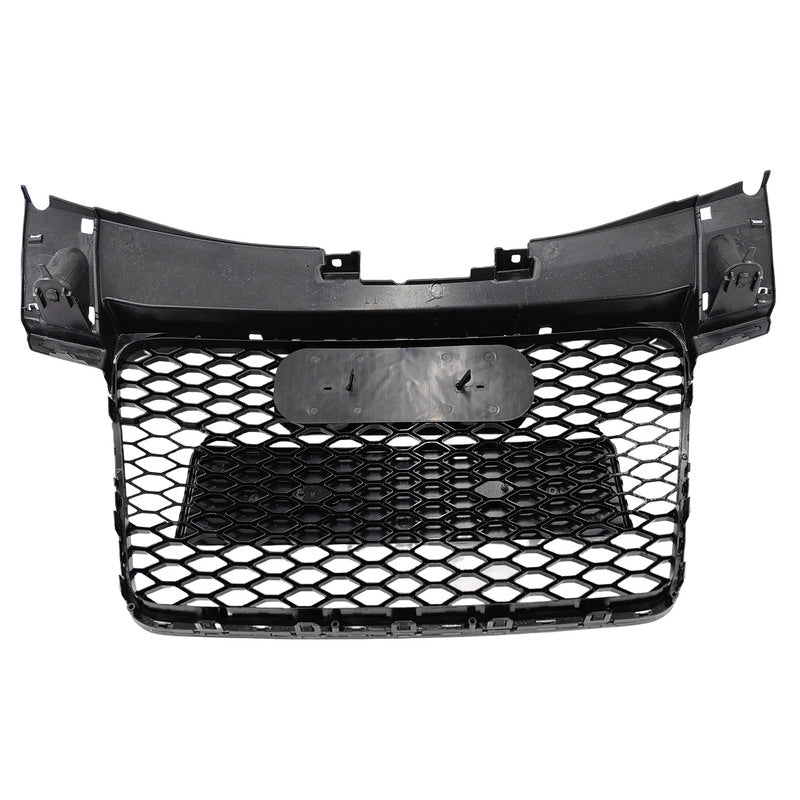 Front Bumper Grille Gloss Black Honeycomb RS-TT Style Fit For Audi TT 8J 2006-2014