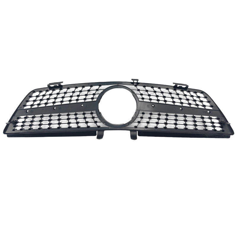 Silver Front Bumper Grille Fit For Mercedes Benz ML Class W164 2005-2008