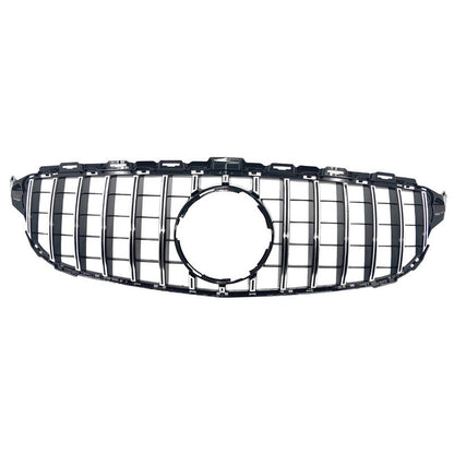 Front Grille Fit For Mercedes Benz C-Class W205 C200 C250 C300 C350 2015-2018