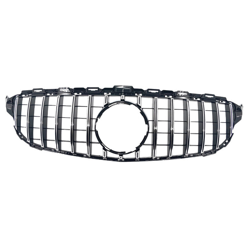 Front Grille Fit For Mercedes Benz C-Class W205 C200 C250 C300 C350 2015-2018