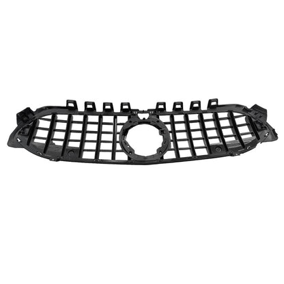 Black GT Bumper Grille Fit For Mercedes Benz A-Class W177 V177 A180 250 A35 Fit With Camera Hole Only