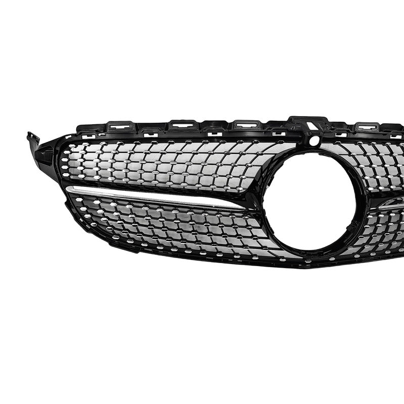 Diamond Chrome Grille Fit For Mercedes Benz C-Class W205 C205 & C43 2015-2018