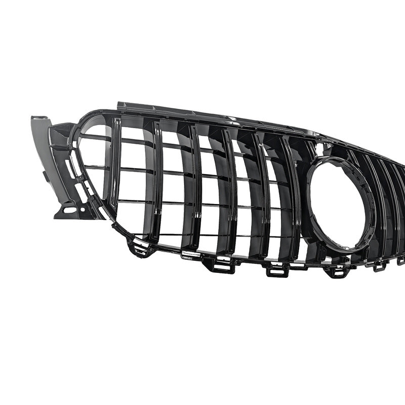 Gloss Black GT Style Grille Fit For Mercedes E-Class W213 S213 C238 A238 2016-2020