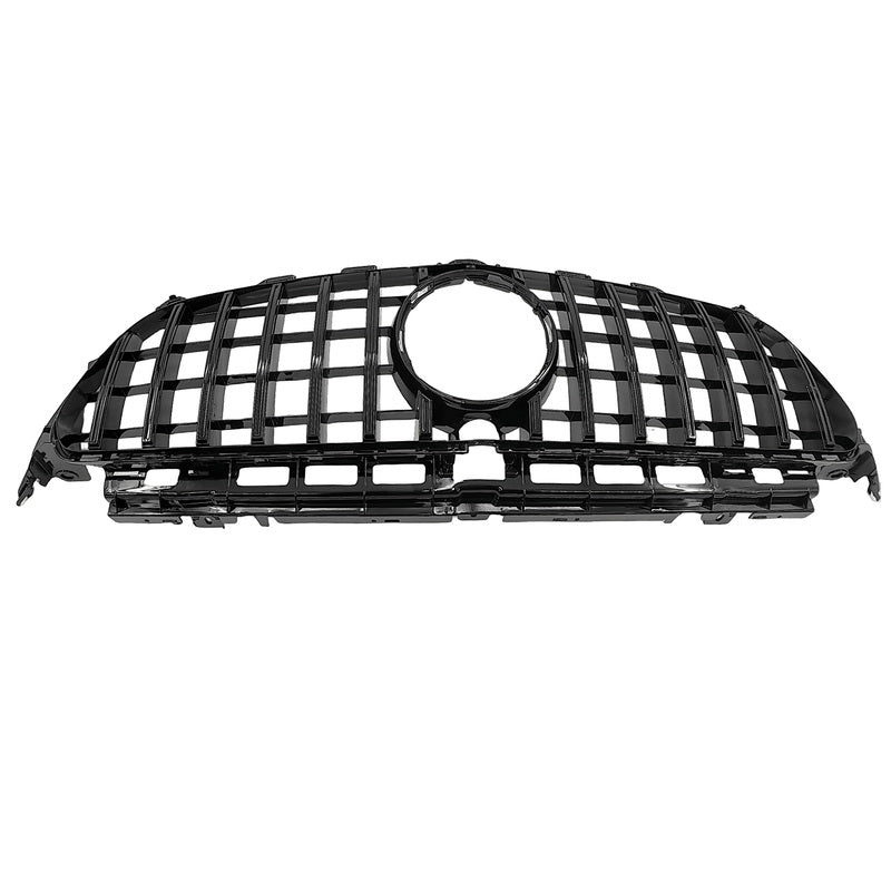 Gloss Black GT Style Grille Fit For Mercedes E-Class W213 S213 C238 A238 2016-2020
