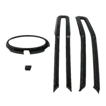 NO Camera Hole Grille Insert Black Fit For Ford Everest 2022-ON