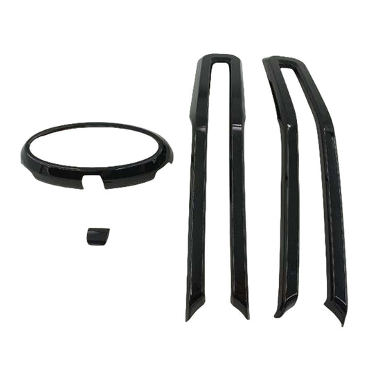 NO Camera Hole Grille Insert Black Fit For Ford Everest 2022-ON