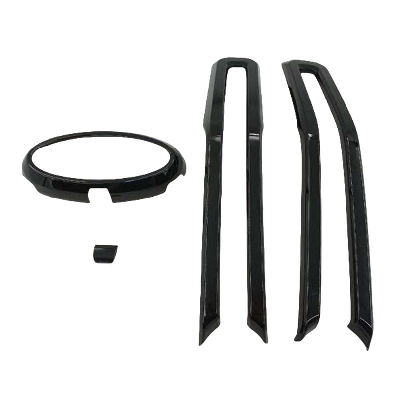 NO Camera Hole Grille Insert Black Fit For Ford Everest 2022-ON