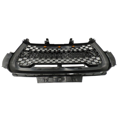 Front Grill Mesh Matte Black Grille With LED Fit For GWM Cannon 2020-2022