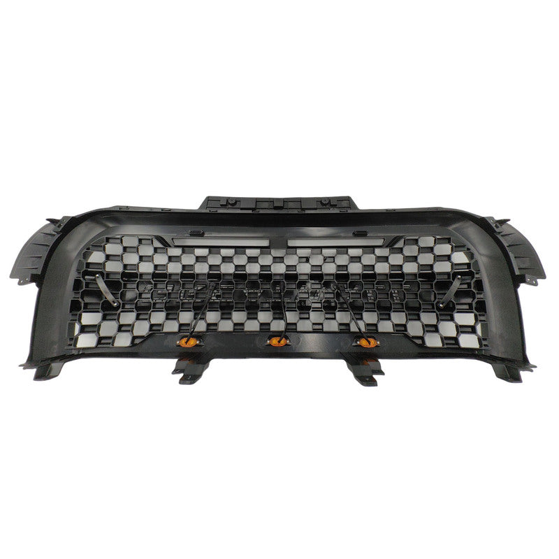 Front Grill Mesh Matte Black Grille With LED Fit For GWM Cannon 2020-2022