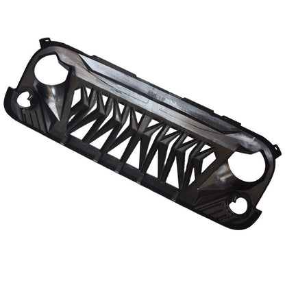 Black ABS Gladiator 2nd Gen Grille Fit For Jeep Wrangler JK JKU 2007-2018