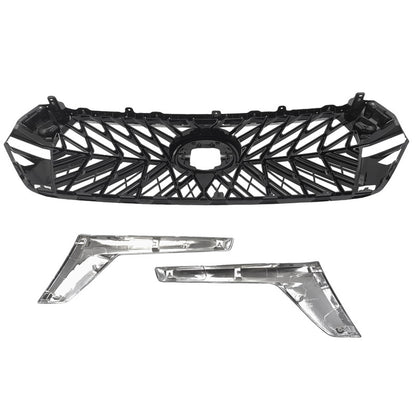 Chrome Black Grille Fit For Toyota Landcruiser 200 Series 2016-2021