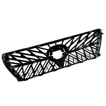 Grille Front Gloss Black With Chrome Fit For Toyota Landcruiser 200 Series Wagon 08/2007-10/2015