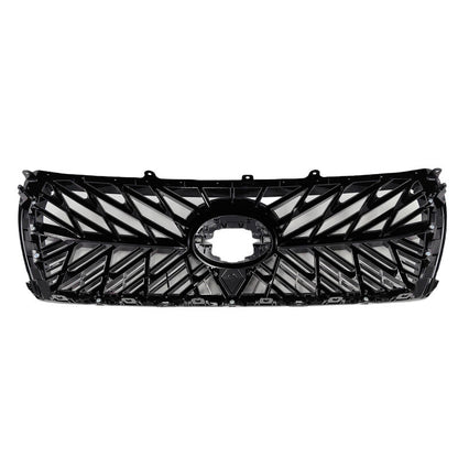 Grille Front Gloss Black With Chrome Fit For Toyota Landcruiser 200 Series Wagon 08/2007-10/2015