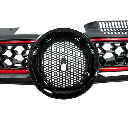Main Radiator Front Upper Grille Fit For Volkswagen Golf GTI MK6 12/2009-10/2013