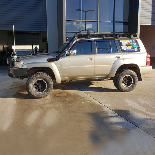 Nissan Patrol GU Series 4″ Stainless Steel Snorkel Kit
