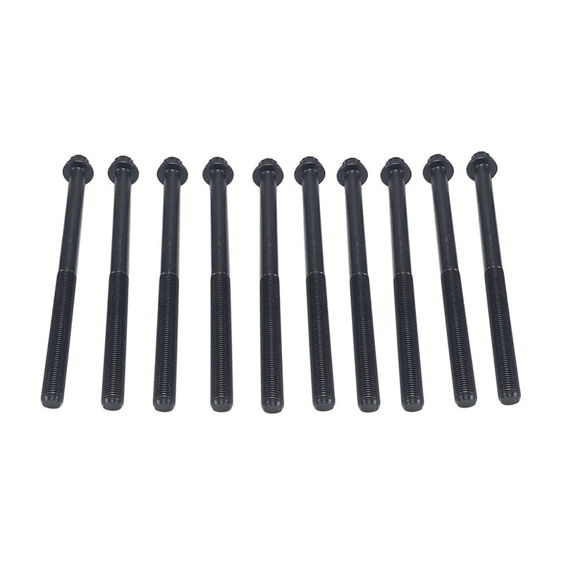 10 Pcs Head Bolt Set Fit For Mazda CX-5 KE KF CX-8 KG 3 BM 6 GJ GL 2.2L SH-VPTS SH-VPTR 2012-ON SH01-10-135