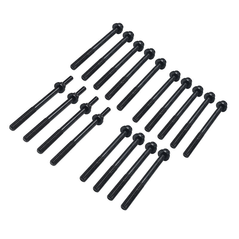 18 Pcs Cylinder Head Bolts Set Fit For Nissan Patrol GU Y61 3.0L ZD30DDTi Diesel 2006-2017 110572W200 11057DB000