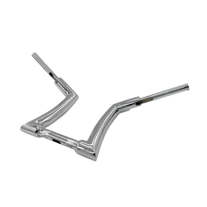12" Rise Handlebar Ape Hangers 1" Clamp Fat Bar Chrome Fit For Harley Honda Yamaha Suzuki Kawasaki Triumph