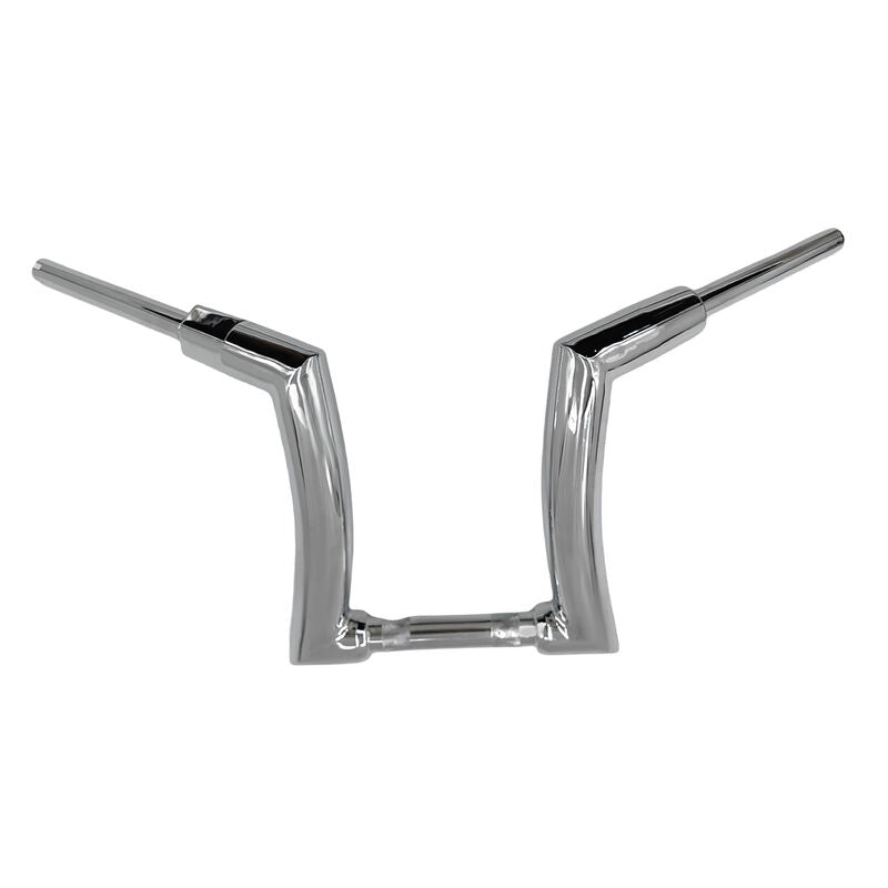12" Rise Handlebar Ape Hangers 1" Clamp Fat Bar Chrome Fit For Harley Honda Yamaha Suzuki Kawasaki Triumph