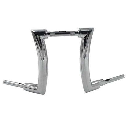 14" Rise 2" Ape Hanger Handlebar Chrome Fit For Harley Davidson Sportster XL883 XL1200 X48 72 Street Bob Dyna