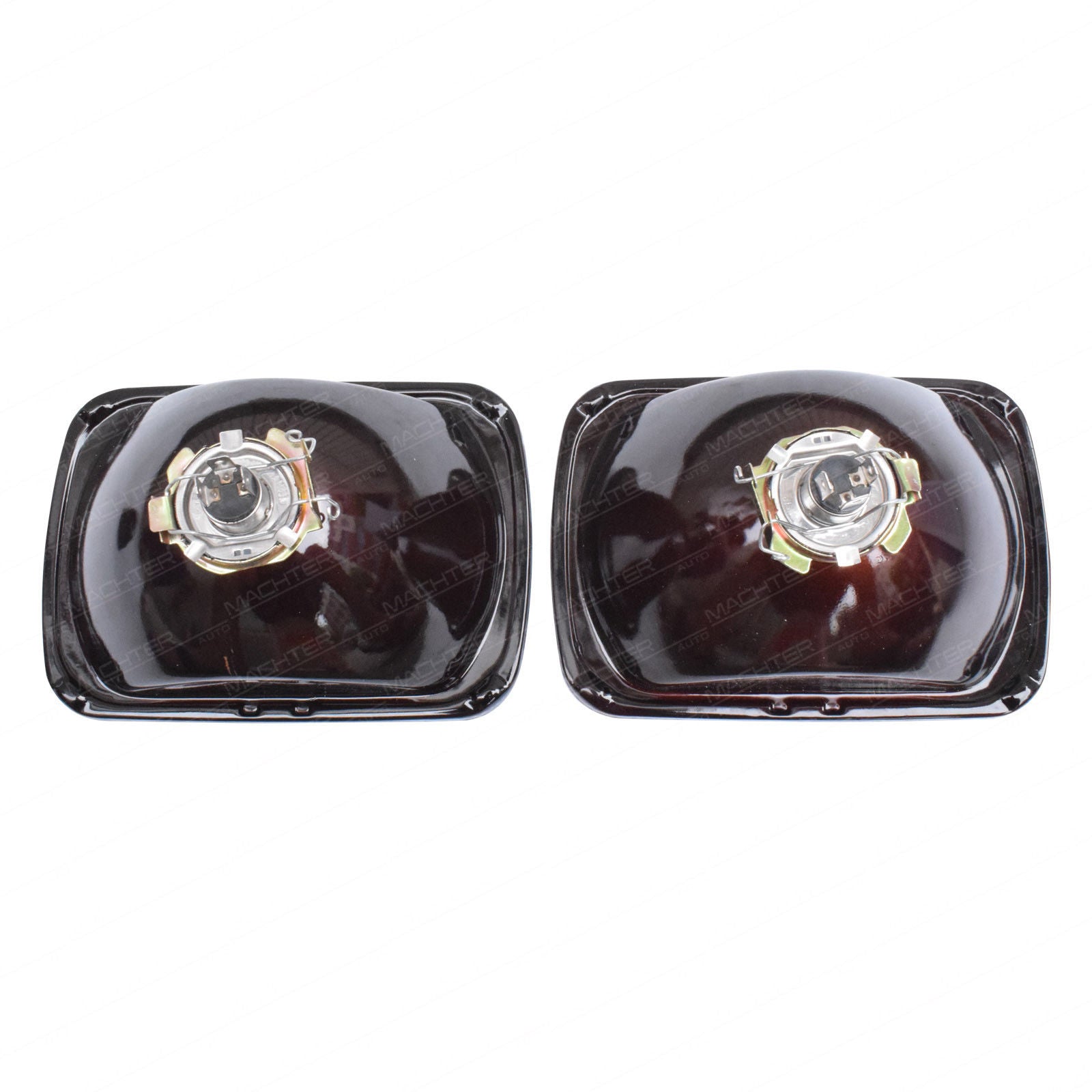 7 x 5 Inches Headlight H4 Upgrade Kit Fit For Hilux 83-05 Hi Watt Globes 1 Pair
