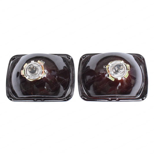 Headlight H4 Upgrade Kit Fit For Hilux 83-05 Hi Watt Globes 1 Pair