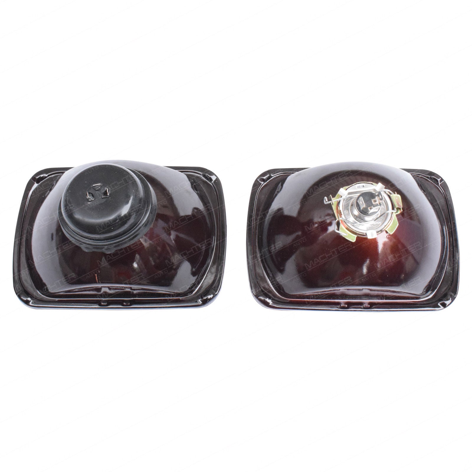 7 x 5 Inches Headlight H4 Upgrade Kit Fit For Hilux 83-05 Hi Watt Globes 1 Pair