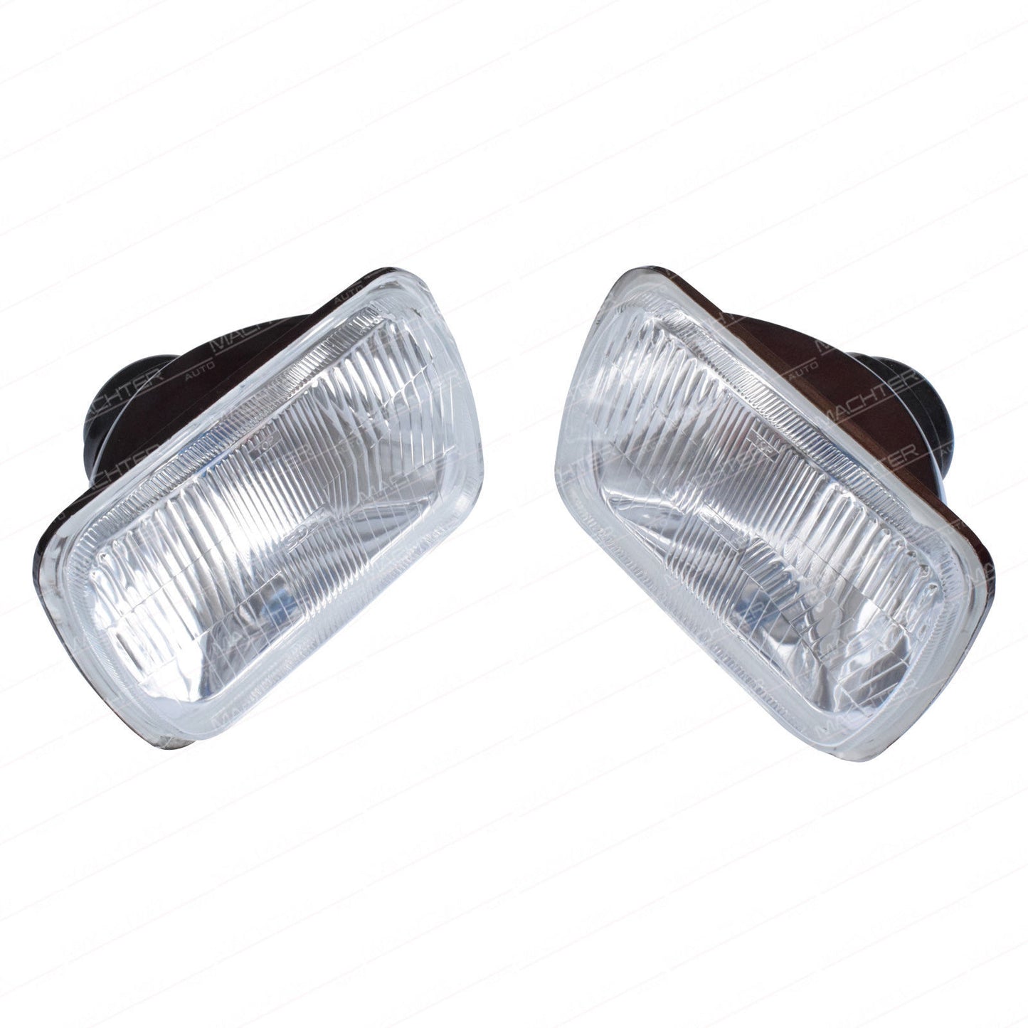 7 x 5 Inches Headlight H4 Upgrade Kit Fit For Hilux 83-05 Hi Watt Globes 1 Pair
