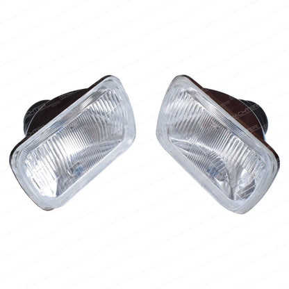 7 x 5 Inches Headlight H4 Upgrade Kit Fit For Hilux 83-05 Hi Watt Globes 1 Pair
