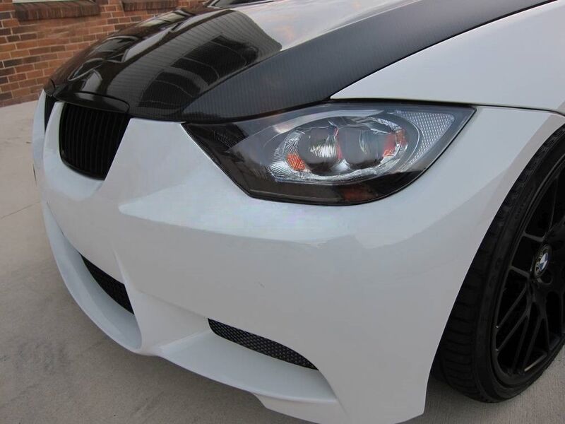 Black LED Angle Eye Projector Headlight Fit For BMW E90 Sedan 2005-2008
