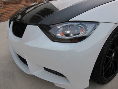 Black LED Angle Eye Projector Headlight Fit For BMW E90 Sedan 2005-2008