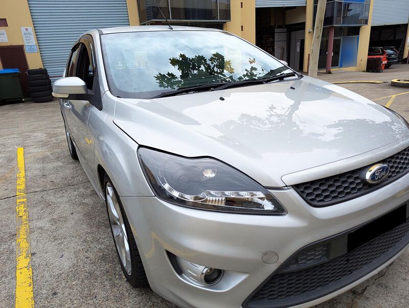 Black LED Projector Headlights Fit For Ford Focus XR5 Hatch 2008-2011