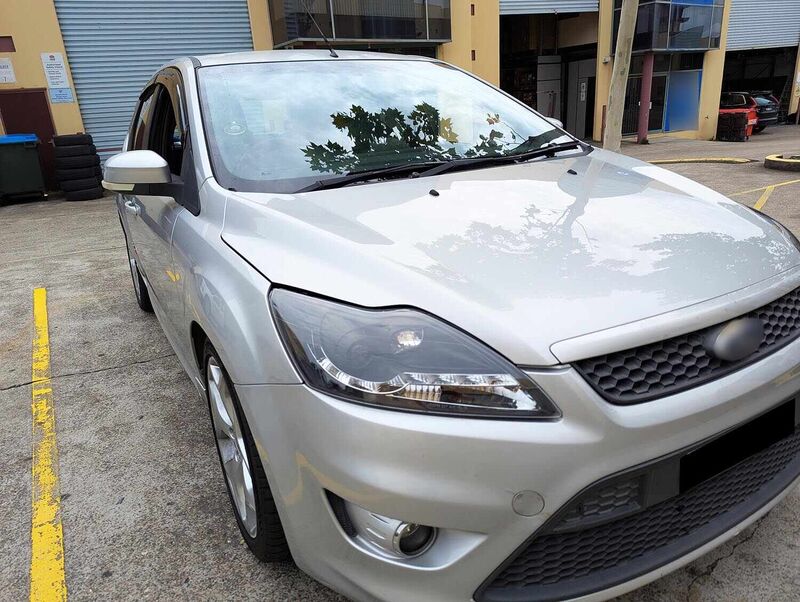 Black LED Projector Headlights Fit For Ford Focus XR5 Hatch 2008-2011