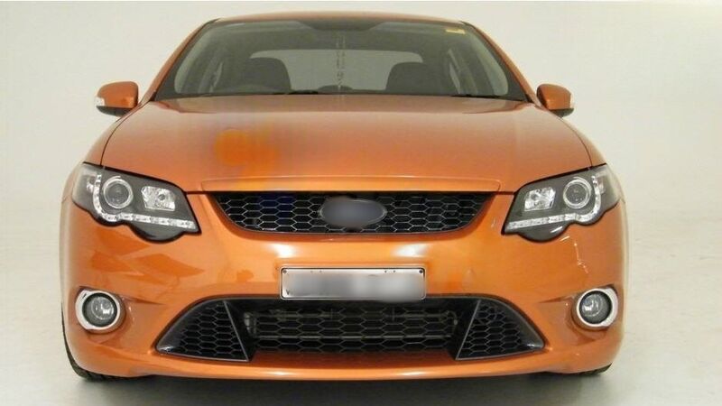 Black LED DRL Headlights Fit For Ford Falcon FG Sedan FPV XR6 XR8 2007-2014