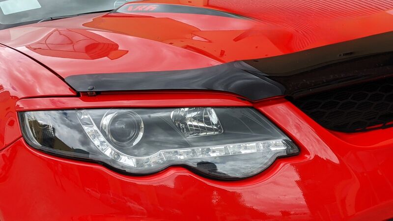 Black LED DRL Headlights Fit For Ford Falcon FG Sedan FPV XR6 XR8 2007-2014