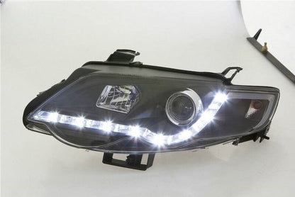 Black LED DRL Headlights Fit For Ford Falcon FG Sedan FPV XR6 XR8 2007-2014