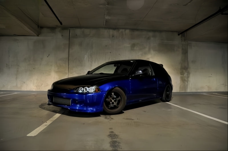 Clear LED Projector Angle Eyes Head Light Fit For Honda Civic EG SI SIR VTI 1991-1995